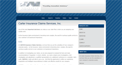Desktop Screenshot of carterclaims.com